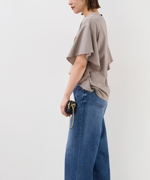 15th ANNIVERSARY 【AMERICANA×MICA&DEAL】フリルスリーブTシャツ（T