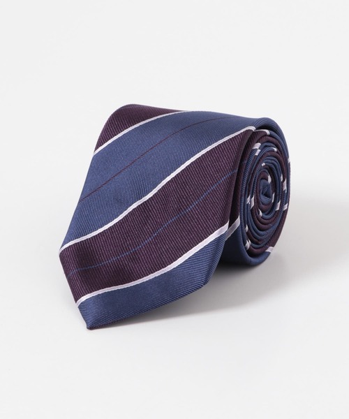 URBAN RESEARCH DOORS（アーバンリサーチドアーズ）の「LIFE STYLE TAILOR　25AW BBCファブリックタイST1（ネクタイ・メンズ・パープル系その他/その他1/ブルー系その他・-）」の6枚目の写真