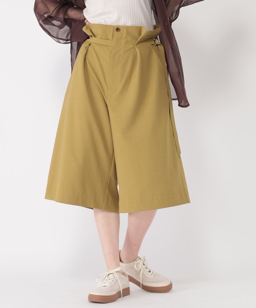 studio CLIP（スタディオクリップ）の「【daily CLIP】バミューダパンツ（スラックス・レディース・ベージュ/グレー・FREE）」の10枚目の写真