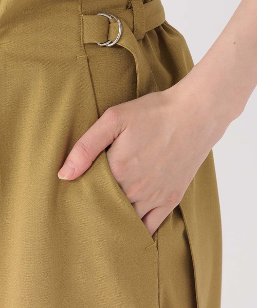 studio CLIP（スタディオクリップ）の「【daily CLIP】バミューダパンツ（スラックス・レディース・ベージュ/グレー・FREE）」の18枚目の写真