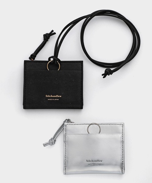 HIGHTIDE(ハイタイド)の「StitchandSew ステッチアンドソー Lジップ財布 LZS300 小銭入れ レザー 二つ折り(財布・レディース・シルバー・FREE)」の10枚目の写真