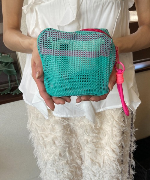 グッチ　ポーチ（レアカラー）＆ミニポーチセット GUCCI - グッチ GGスーパー ミニショルダーバッグ チェーン