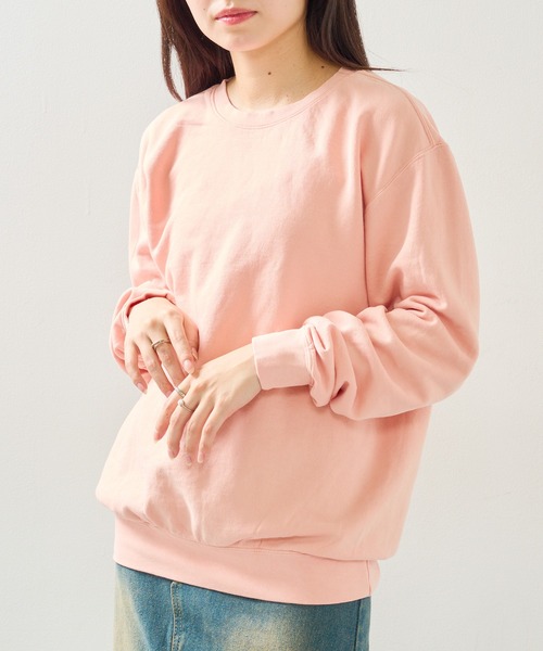 comfort colors(コンフォートカラーズ)の「【COMFORT COLORS】6.4oz ガーメントダイスウェット CC1466 MURS(スウェット・メンズ・ピンク/ブルー/アイボリー/ブラック・S/M/L/XL)」の1枚目の写真