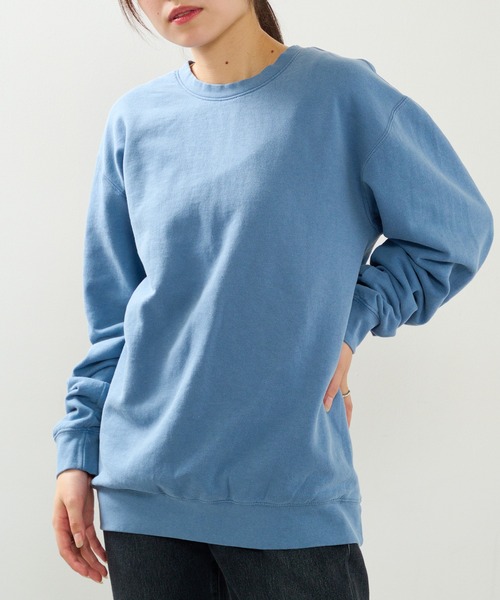 DECORAH COLLEGE ライトブルー スウェット セール】【COMFORT COLORS】6.4oz ガーメントダイスウェット CC1466