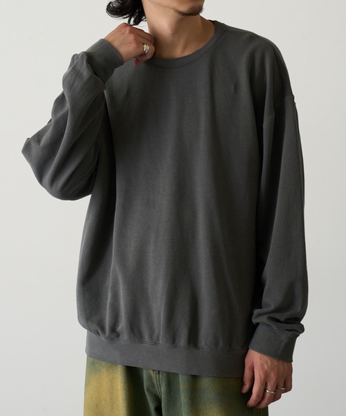 comfort colors(コンフォートカラーズ)の「【COMFORT COLORS】6.4oz ガーメントダイスウェット CC1466 MURS(スウェット・メンズ・ピンク/ブルー/アイボリー/ブラック・S/M/L/XL)」の3枚目の写真