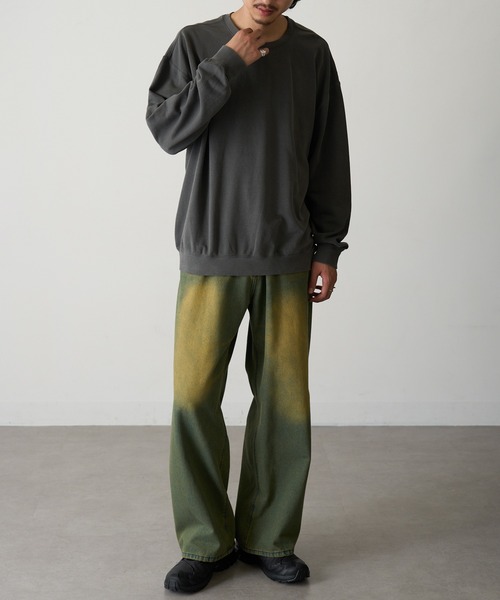 comfort colors(コンフォートカラーズ)の「【COMFORT COLORS】6.4oz ガーメントダイスウェット CC1466 MURS(スウェット・メンズ・ピンク/ブルー/アイボリー/ブラック・S/M/L/XL)」の22枚目の写真