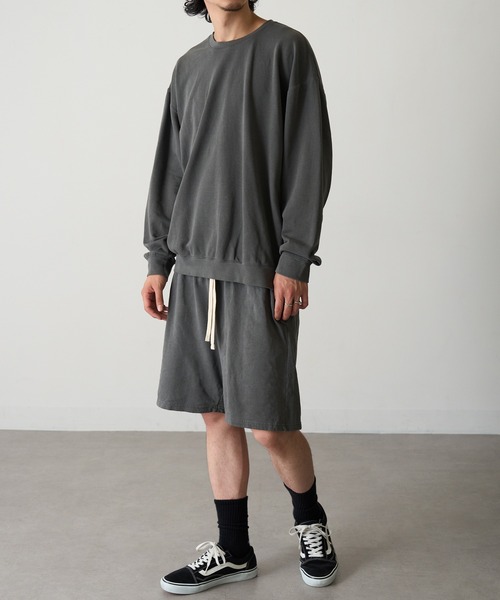 comfort colors(コンフォートカラーズ)の「【COMFORT COLORS】6.4oz ガーメントダイスウェット CC1466 MURS(スウェット・メンズ・ピンク/ブルー/アイボリー/ブラック・S/M/L/XL)」の15枚目の写真