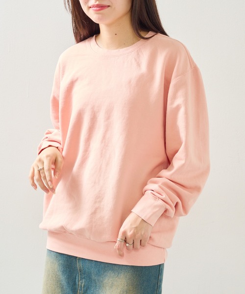comfort colors(コンフォートカラーズ)の「【COMFORT COLORS】6.4oz ガーメントダイスウェット CC1466 MURS(スウェット・メンズ・ピンク/ブルー/アイボリー/ブラック・S/M/L/XL)」の9枚目の写真