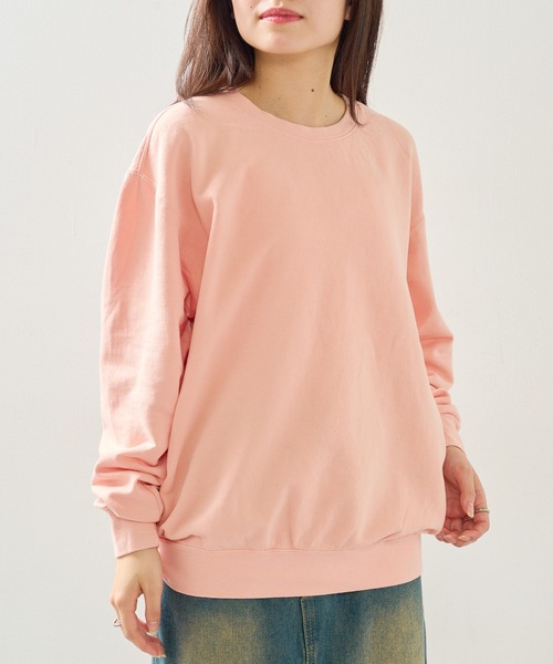 comfort colors(コンフォートカラーズ)の「【COMFORT COLORS】6.4oz ガーメントダイスウェット CC1466 MURS(スウェット・メンズ・ピンク/ブルー/アイボリー/ブラック・S/M/L/XL)」の10枚目の写真