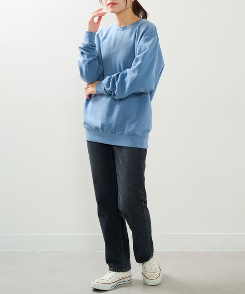 comfort colors(コンフォートカラーズ)の「【COMFORT COLORS】6.4oz ガーメントダイスウェット CC1466 MURS(スウェット・メンズ・ピンク/ブルー/アイボリー/ブラック・S/M/L/XL)」の21枚目の写真