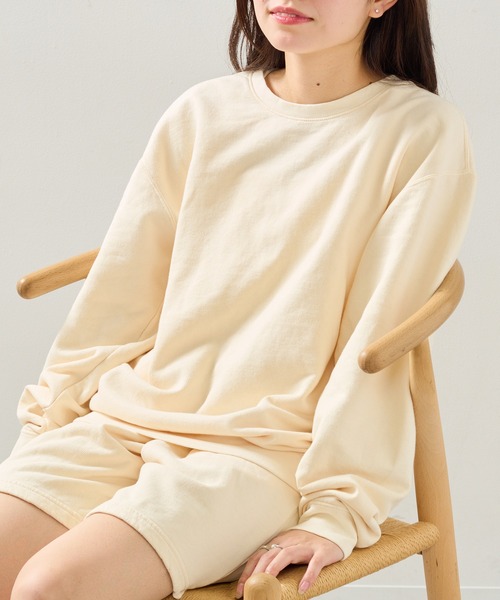 comfort colors(コンフォートカラーズ)の「【COMFORT COLORS】6.4oz ガーメントダイスウェット CC1466 MURS(スウェット・メンズ・ピンク/ブルー/アイボリー/ブラック・S/M/L/XL)」の7枚目の写真