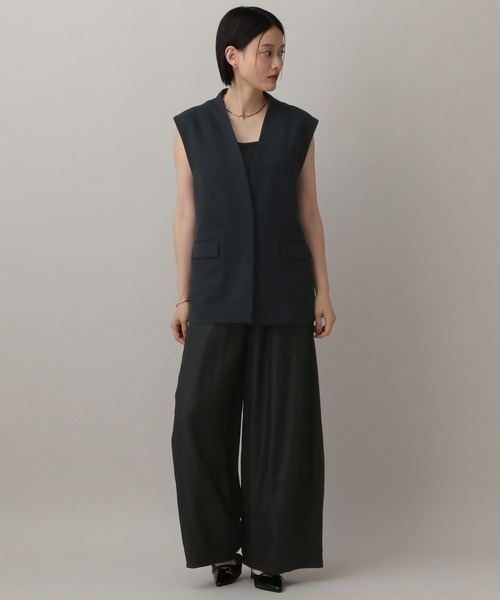 A part by（アパートバイ）の「【セットアップ対応】Ｗライクノーカラーベスト（ベスト・レディース・ネイビー/グレー系その他4/ブラウン系その他・FREE）」の7枚目の写真