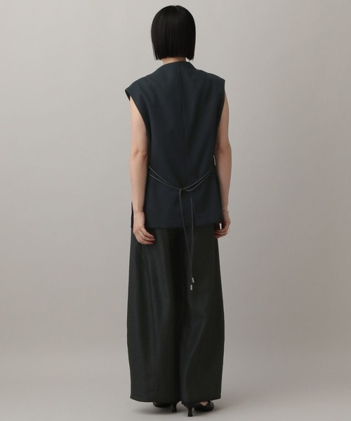 A part by（アパートバイ）の「【セットアップ対応】Ｗライクノーカラーベスト（ベスト・レディース・ネイビー/グレー系その他4/ブラウン系その他・FREE）」の8枚目の写真