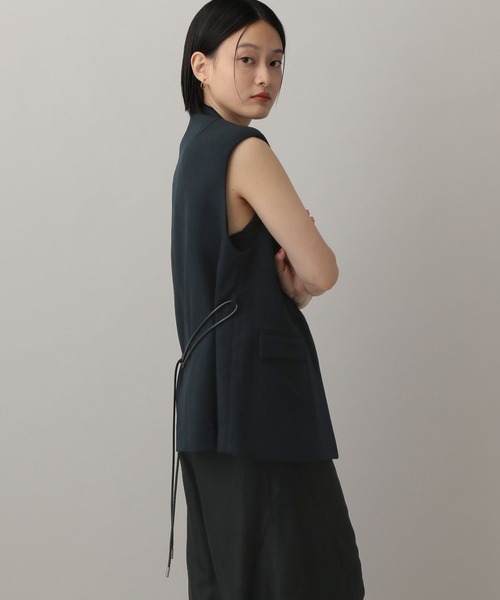 A part by（アパートバイ）の「【セットアップ対応】Ｗライクノーカラーベスト（ベスト・レディース・ネイビー/グレー系その他4/ブラウン系その他・FREE）」の11枚目の写真