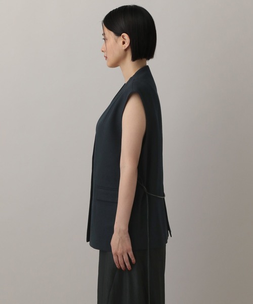 A part by（アパートバイ）の「【セットアップ対応】Ｗライクノーカラーベスト（ベスト・レディース・ネイビー/グレー系その他4/ブラウン系その他・FREE）」の13枚目の写真