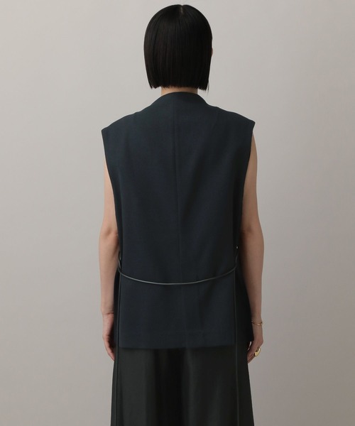 A part by（アパートバイ）の「【セットアップ対応】Ｗライクノーカラーベスト（ベスト・レディース・ネイビー/グレー系その他4/ブラウン系その他・FREE）」の14枚目の写真