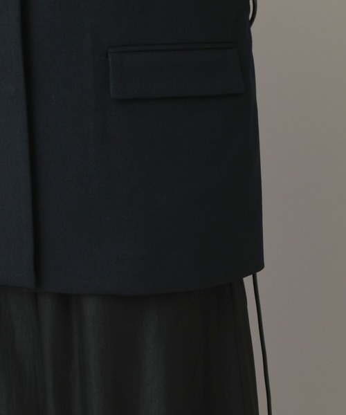 A part by（アパートバイ）の「【セットアップ対応】Ｗライクノーカラーベスト（ベスト・レディース・ネイビー/グレー系その他4/ブラウン系その他・FREE）」の17枚目の写真