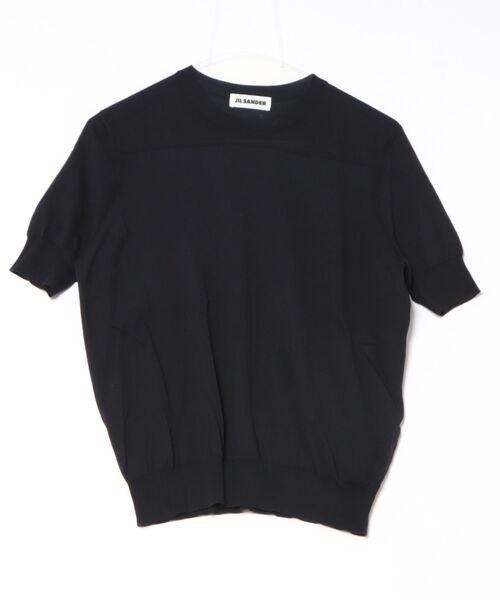 JIL SANDER（ジルサンダー）の「JIL SANDER T-SHIRT KNIT（ニット/セーター・レディース・ネイビー/ライトピンク・34/32）」の9枚目の写真
