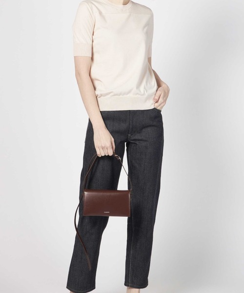 JIL SANDER（ジルサンダー）の「JIL SANDER T-SHIRT KNIT（ニット/セーター・レディース・ネイビー/ライトピンク・34/32）」の14枚目の写真