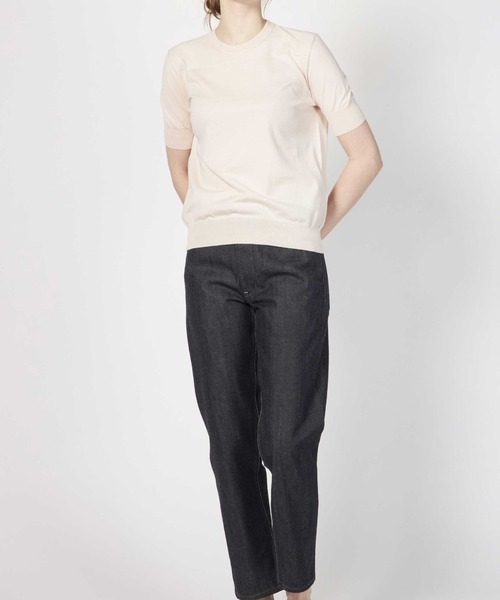 JIL SANDER（ジルサンダー）の「JIL SANDER T-SHIRT KNIT（ニット/セーター・レディース・ネイビー/ライトピンク・34/32）」の16枚目の写真