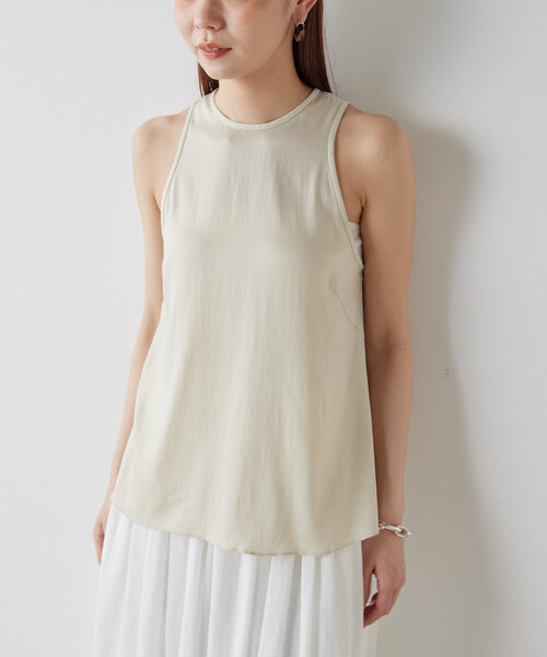 美品＊Drawing Numbers スキッパーシャツ　ベージュ系　ゆったり スキッパーシャツ | Drawing Numbers(ドローイングナンバーズ