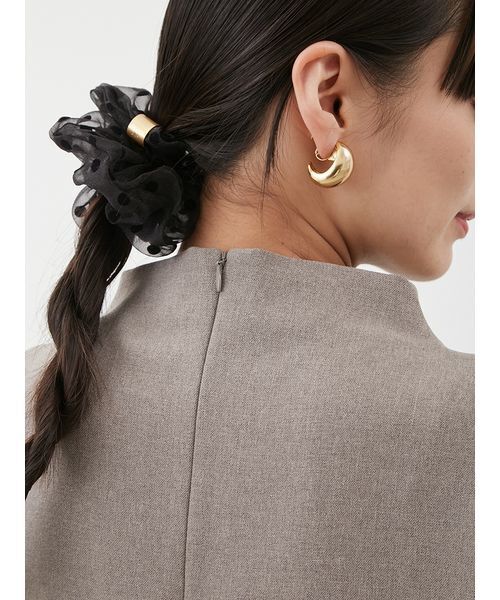 Mila Owen(ミラオーウェン)の「【セットアイテム】ドレープブラウスセミフレアゴムパンツSET UP(その他パンツ・レディース・ブラック/モカ・0/1)」の18枚目の写真