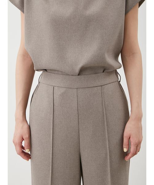 Mila Owen(ミラオーウェン)の「【セットアイテム】ドレープブラウスセミフレアゴムパンツSET UP(その他パンツ・レディース・ブラック/モカ・0/1)」の22枚目の写真