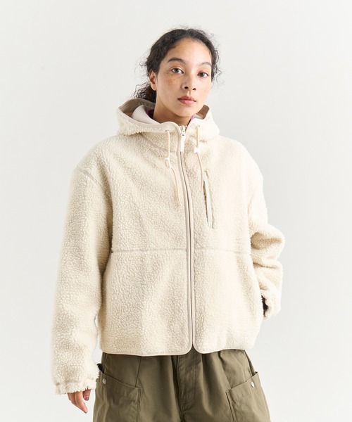 BOA FLEECE FULL ZIP PARKA W/ボア フリース フルジップパーカー