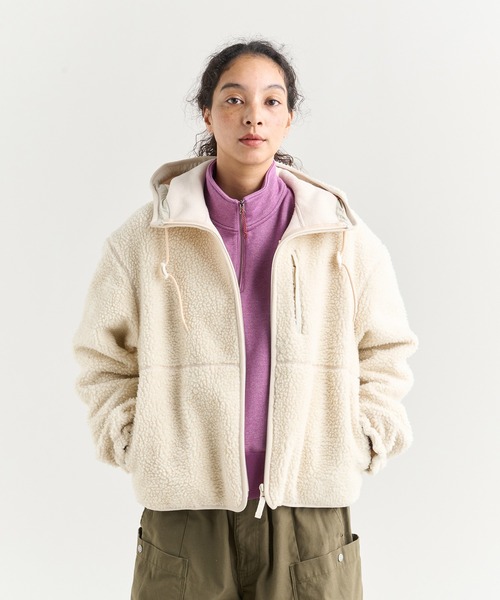 BOA FLEECE FULL ZIP PARKA W/ボア フリース フルジップパーカー