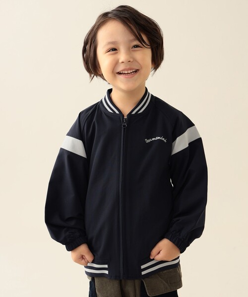 BEAMS mini（ビームスミニ）の「撥水 ストレッチ スタジャン 2025FW（90～150cm）（ブルゾン・キッズ・ブルー系その他3/ワイン/ネイビー・100/90/110/150/140/130/120）」の22枚目の写真