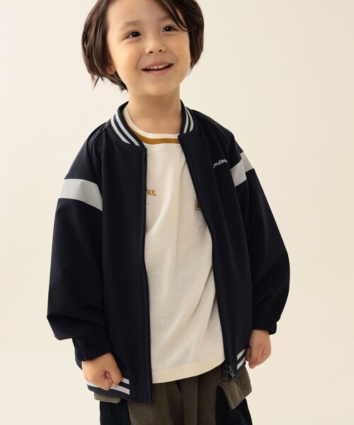 BEAMS mini（ビームスミニ）の「撥水 ストレッチ スタジャン 2025FW（90～150cm）（ブルゾン・キッズ・ブルー系その他3/ワイン/ネイビー・100/90/110/150/140/130/120）」の21枚目の写真
