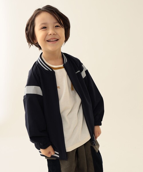 BEAMS mini（ビームスミニ）の「撥水 ストレッチ スタジャン 2025FW（90～150cm）（ブルゾン・キッズ・ブルー系その他3/ワイン/ネイビー・100/90/110/150/140/130/120）」の20枚目の写真