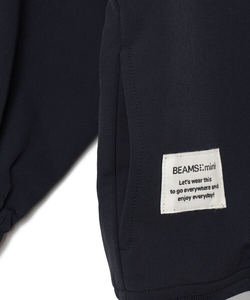 BEAMS mini（ビームスミニ）の「撥水 ストレッチ スタジャン 2025FW（90～150cm）（ブルゾン・キッズ・ブルー系その他3/ワイン/ネイビー・100/90/110/150/140/130/120）」の8枚目の写真