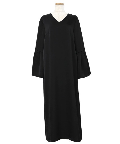 select MOCA(セレクトモカ)の「【オケージョン/結婚式】スリットスリーブVネックワンピース(ドレス・レディース・ブラウン/ブラック・MEDIUM/LARGE)」の11枚目の写真