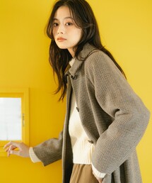 B:MING by BEAMS | チェック ステンカラーコート(ステンカラーコート)