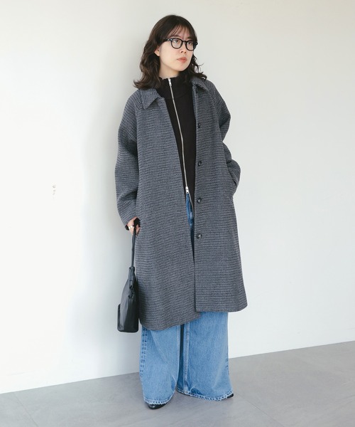 チェック ステンカラーコート（ステンカラーコート）｜B:MING by BEAMS