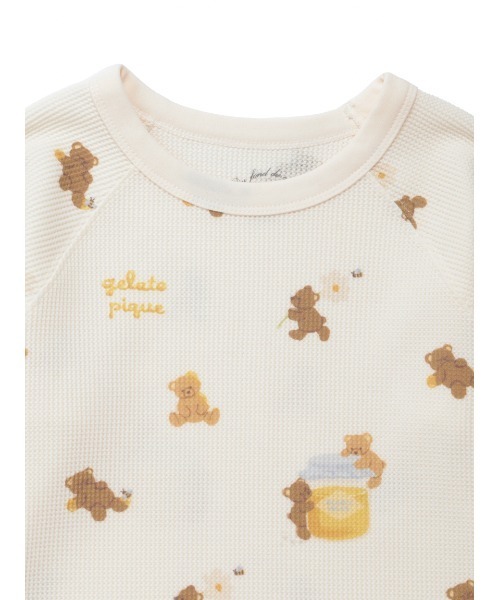 gelato pique（ジェラートピケ）の「【KIDS】はちみつベア柄プル