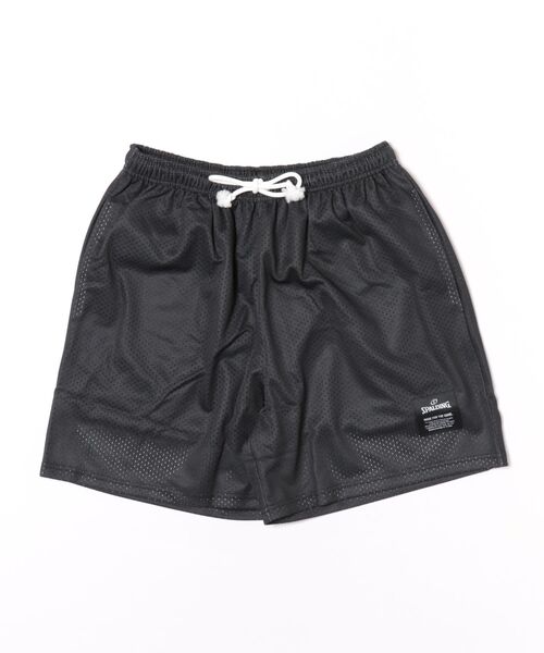 SPALDING(スポルディング)の「【SPALDING/スポルディング】デイリーメッシュパンツ/ポリエステル・ショートパンツ(その他パンツ・メンズ・ダークグリーン/ブラック・LARGE/MEDIUM)」の1枚目の写真