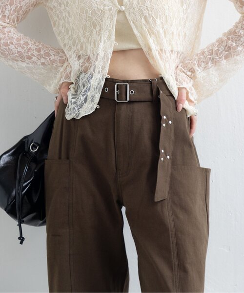 Kastane 2025ss レースパンツ オーダー会限定アイテム kastane カスタネ レースパンツ ホワイト 2025SS レースパンツ