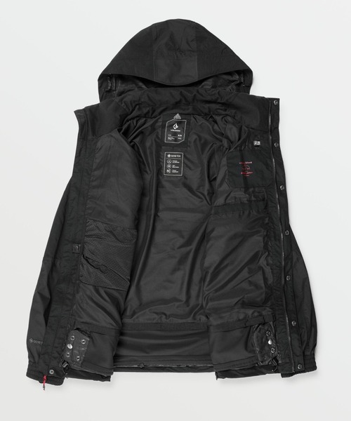VOLCOM（ボルコム）の「【VOLCOM/ボルコム】 Mens Longo Gore-Tex Jacket /ゴアテックススキースノーボードジャケット（その他アウター・メンズ・ブラック/イエロー系その他/オリーブ・MEDIUM/LARGE/SMALL）」の4枚目の写真