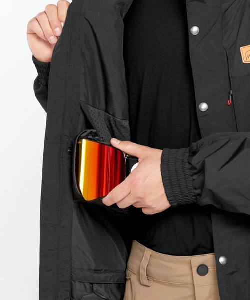 VOLCOM（ボルコム）の「【VOLCOM/ボルコム】 Mens Longo Gore-Tex Jacket /ゴアテックススキースノーボードジャケット（その他アウター・メンズ・ブラック/イエロー系その他/オリーブ・MEDIUM/LARGE/SMALL）」の19枚目の写真