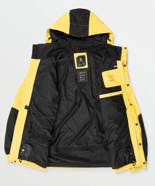 VOLCOM（ボルコム）の「【VOLCOM/ボルコム】 Mens Longo Gore-Tex Jacket /ゴアテックススキースノーボードジャケット（その他アウター・メンズ・ブラック/イエロー系その他/オリーブ・MEDIUM/LARGE/SMALL）」の9枚目の写真