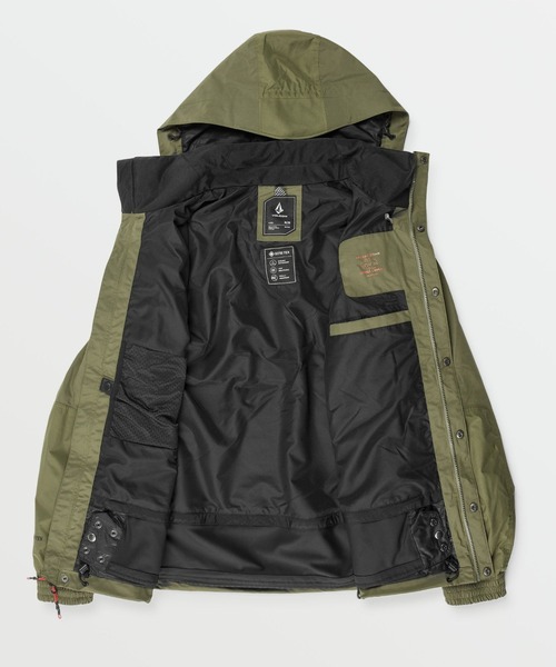 VOLCOM（ボルコム）の「【VOLCOM/ボルコム】 Mens Longo Gore-Tex Jacket /ゴアテックススキースノーボードジャケット（その他アウター・メンズ・ブラック/イエロー系その他/オリーブ・MEDIUM/LARGE/SMALL）」の20枚目の写真
