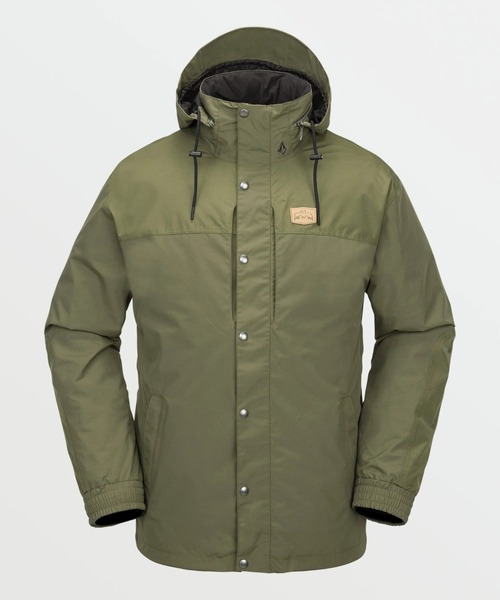 VOLCOM（ボルコム）の「【VOLCOM/ボルコム】 Mens Longo Gore-Tex Jacket /ゴアテックススキースノーボードジャケット（その他アウター・メンズ・ブラック/イエロー系その他/オリーブ・MEDIUM/LARGE/SMALL）」の5枚目の写真
