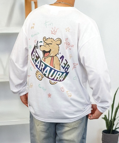 Burner(バーナー)の「【GROOVY STORE】袖&バックプリントワイドシルエットロングスリーブT 韓国系 速乾 UVカット(Tシャツ/カットソー・メンズ・A/B/E/F/C/D/G/H/その他1/その他2/その他4/その他3・M/L/LL)」の16枚目の写真