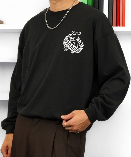 Burner(バーナー)の「【GROOVY STORE】袖&バックプリントワイドシルエットロングスリーブT 韓国系 速乾 UVカット(Tシャツ/カットソー・メンズ・A/B/E/F/C/D/G/H/その他1/その他2/その他4/その他3・M/L/LL)」の18枚目の写真