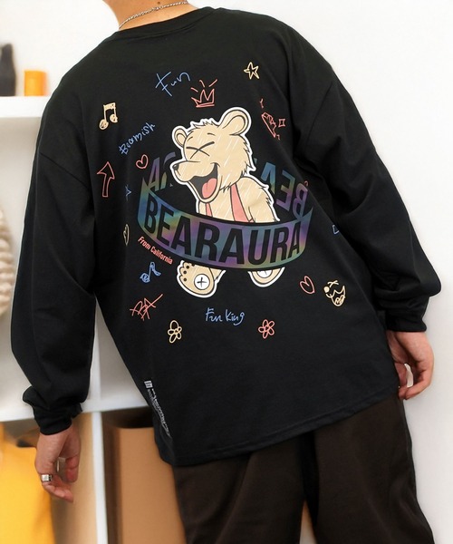 Burner(バーナー)の「【GROOVY STORE】袖&バックプリントワイドシルエットロングスリーブT 韓国系 速乾 UVカット(Tシャツ/カットソー・メンズ・A/B/E/F/C/D/G/H/その他1/その他2/その他4/その他3・M/L/LL)」の17枚目の写真