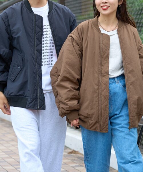 累計販売数２万枚！【ユニセックス】ボリュームスリーブMA-1 累計販売数2万枚！【新色登場/ユニセックス】ボリュームスリーブMA-1