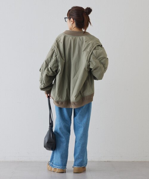 CIAOPANIC TYPY 2WAYボリュームスリーブMA1 CIAOPANIC TYPY｜【トレンドカラーの新色が登場/ユニセックス