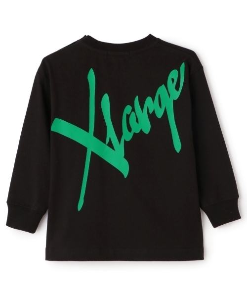 XLARGE KIDS(エクストララージキッズ)の「ビッグロゴ長袖Tシャツ(Tシャツ/カットソー・キッズ・ホワイト/イエロー/ブラック・140cm/80cm/90cm/100cm/120cm/130cm/110cm)」の17枚目の写真